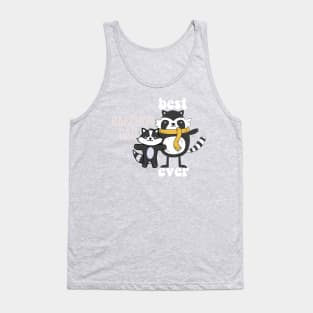 best raccoon dad ever Tank Top